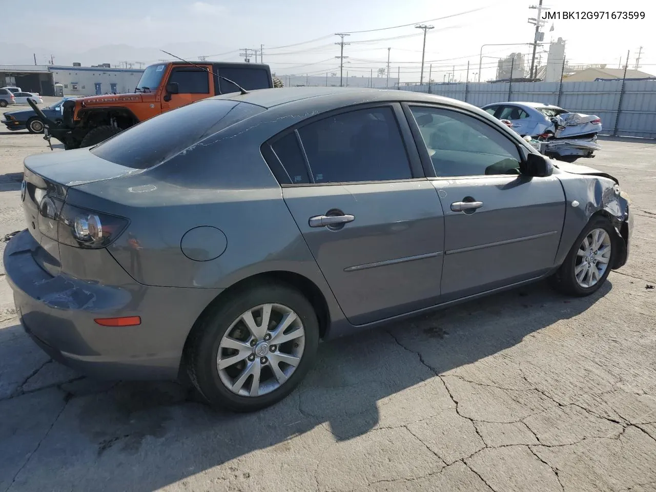 2007 Mazda 3 I VIN: JM1BK12G971673599 Lot: 75285964