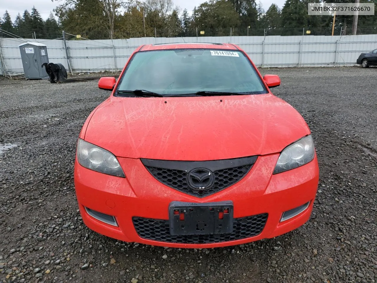 2007 Mazda 3 I VIN: JM1BK32F371626670 Lot: 76141094