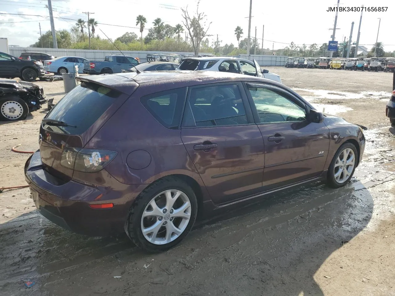 2007 Mazda 3 Hatchback VIN: JM1BK343071656857 Lot: 77179754