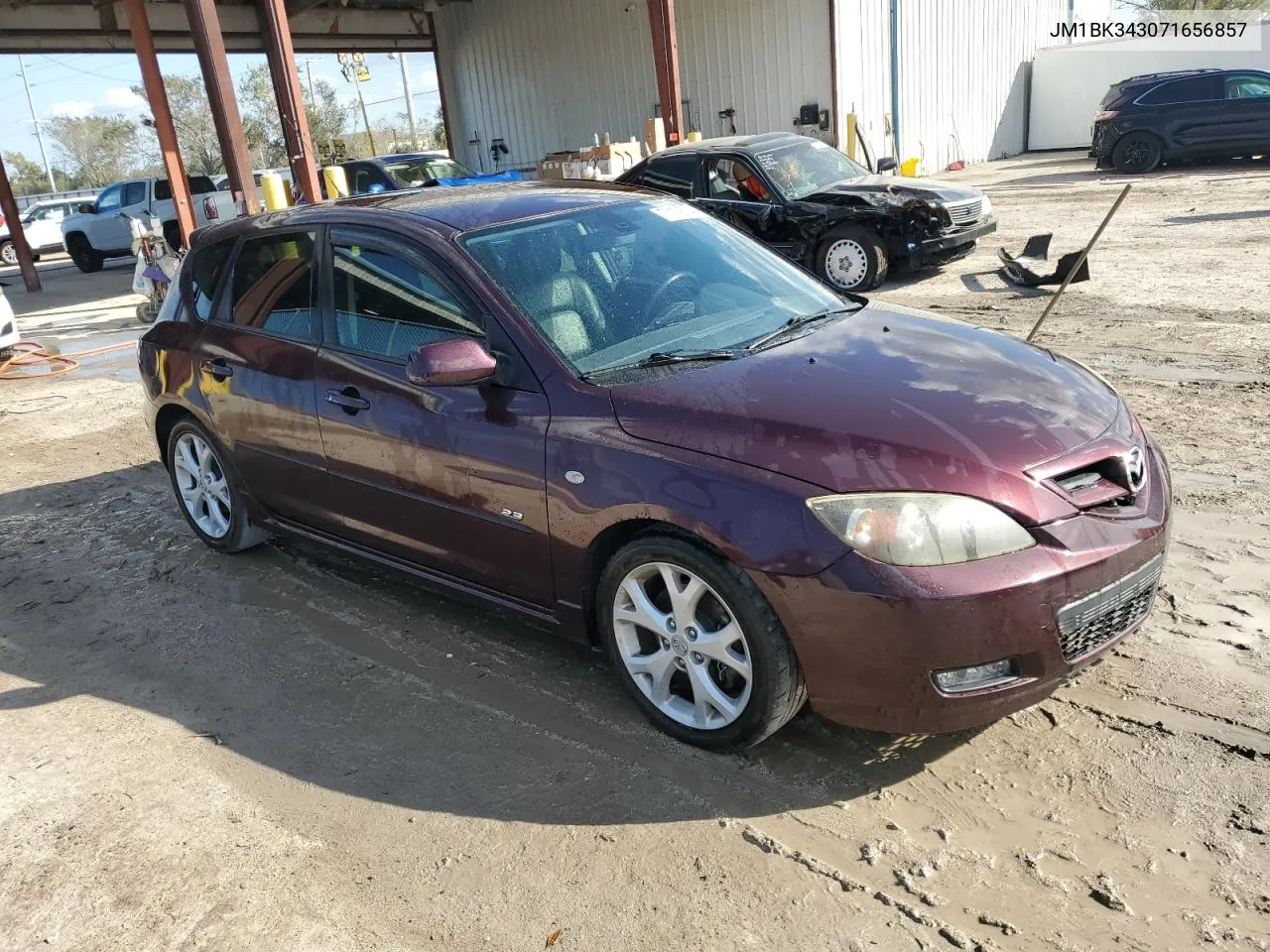 2007 Mazda 3 Hatchback VIN: JM1BK343071656857 Lot: 77179754