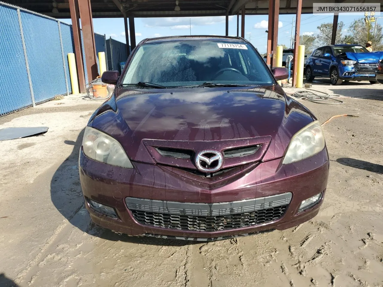 2007 Mazda 3 Hatchback VIN: JM1BK343071656857 Lot: 77179754