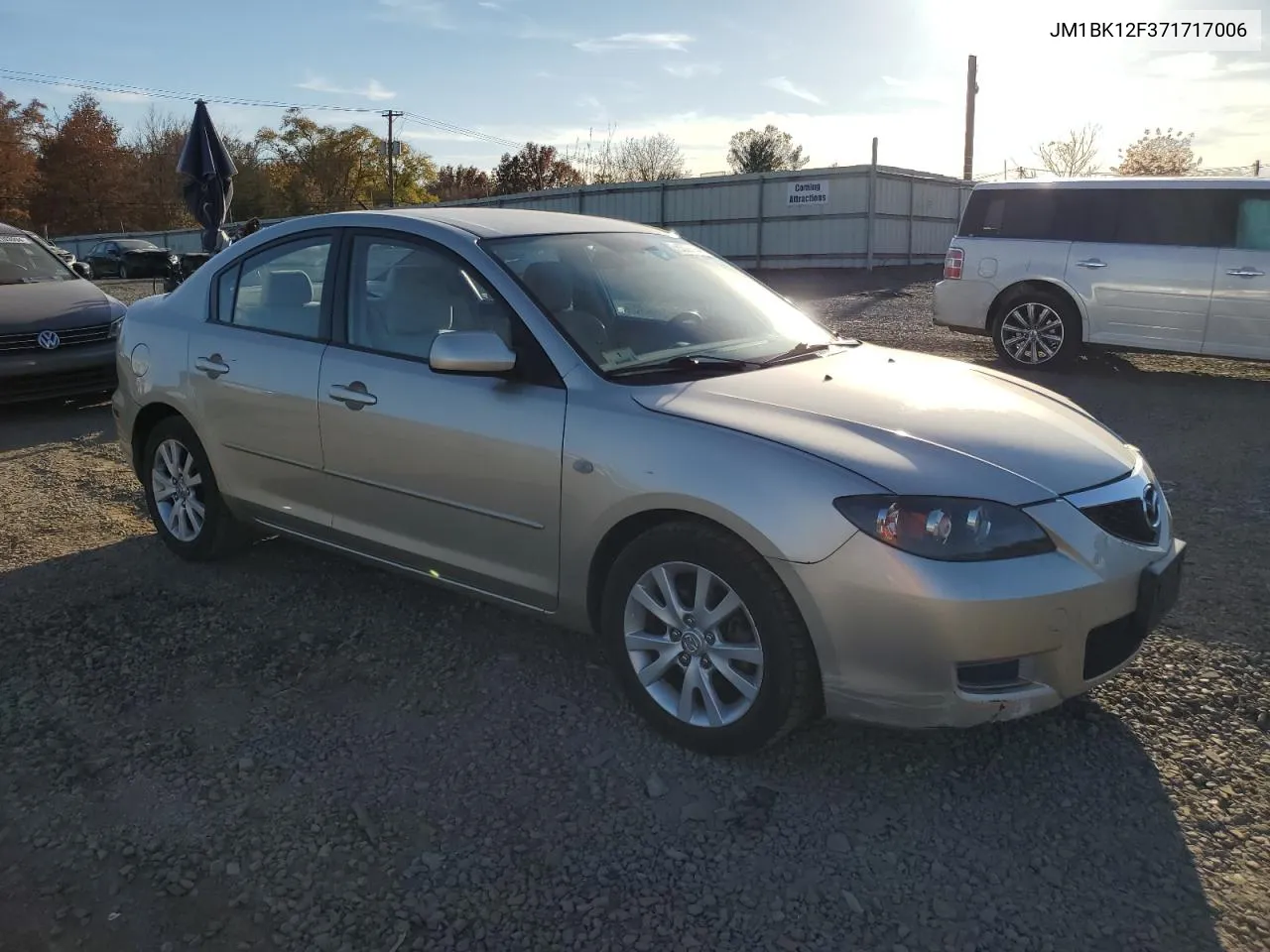 2007 Mazda 3 I VIN: JM1BK12F371717006 Lot: 78329144