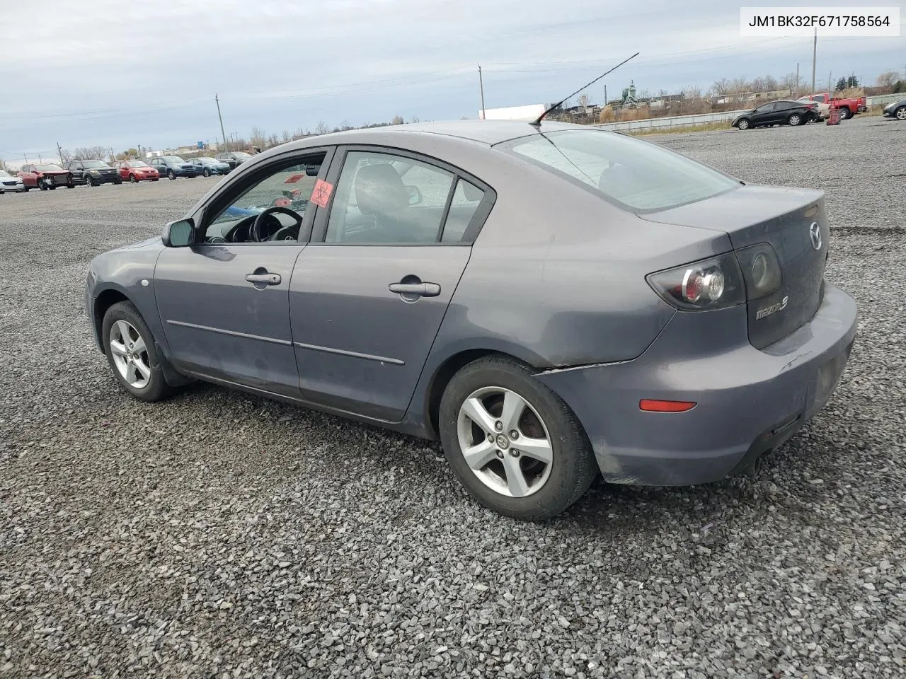 2007 Mazda 3 I VIN: JM1BK32F671758564 Lot: 79027404