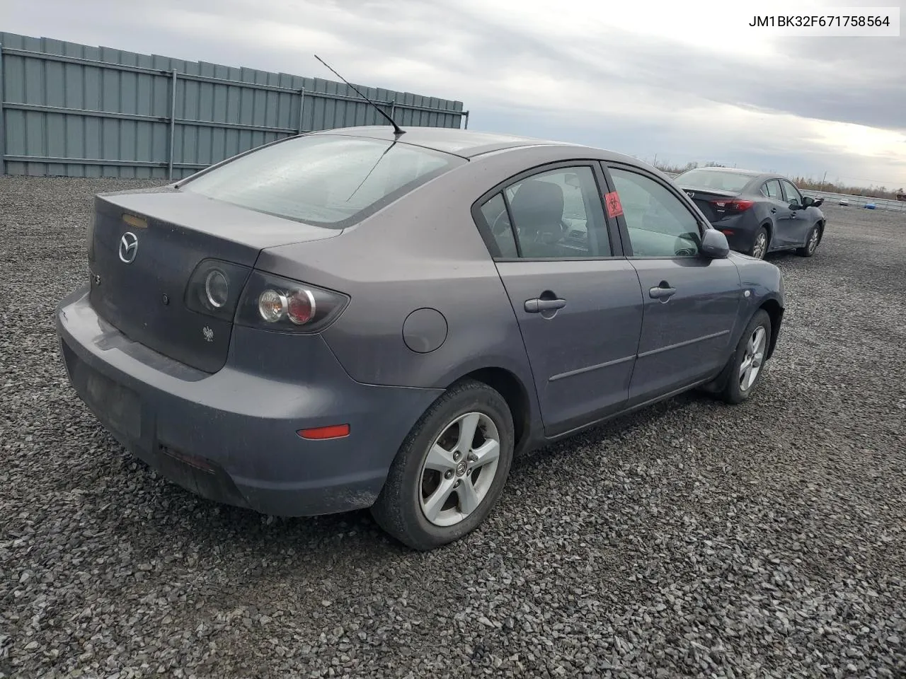 2007 Mazda 3 I VIN: JM1BK32F671758564 Lot: 79027404