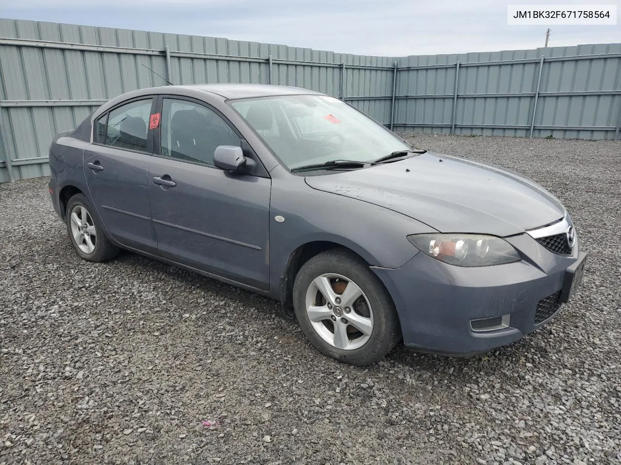 2007 Mazda 3 I VIN: JM1BK32F671758564 Lot: 79027404