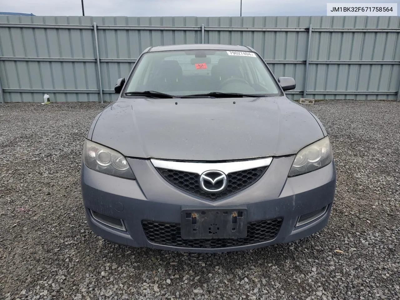 2007 Mazda 3 I VIN: JM1BK32F671758564 Lot: 79027404