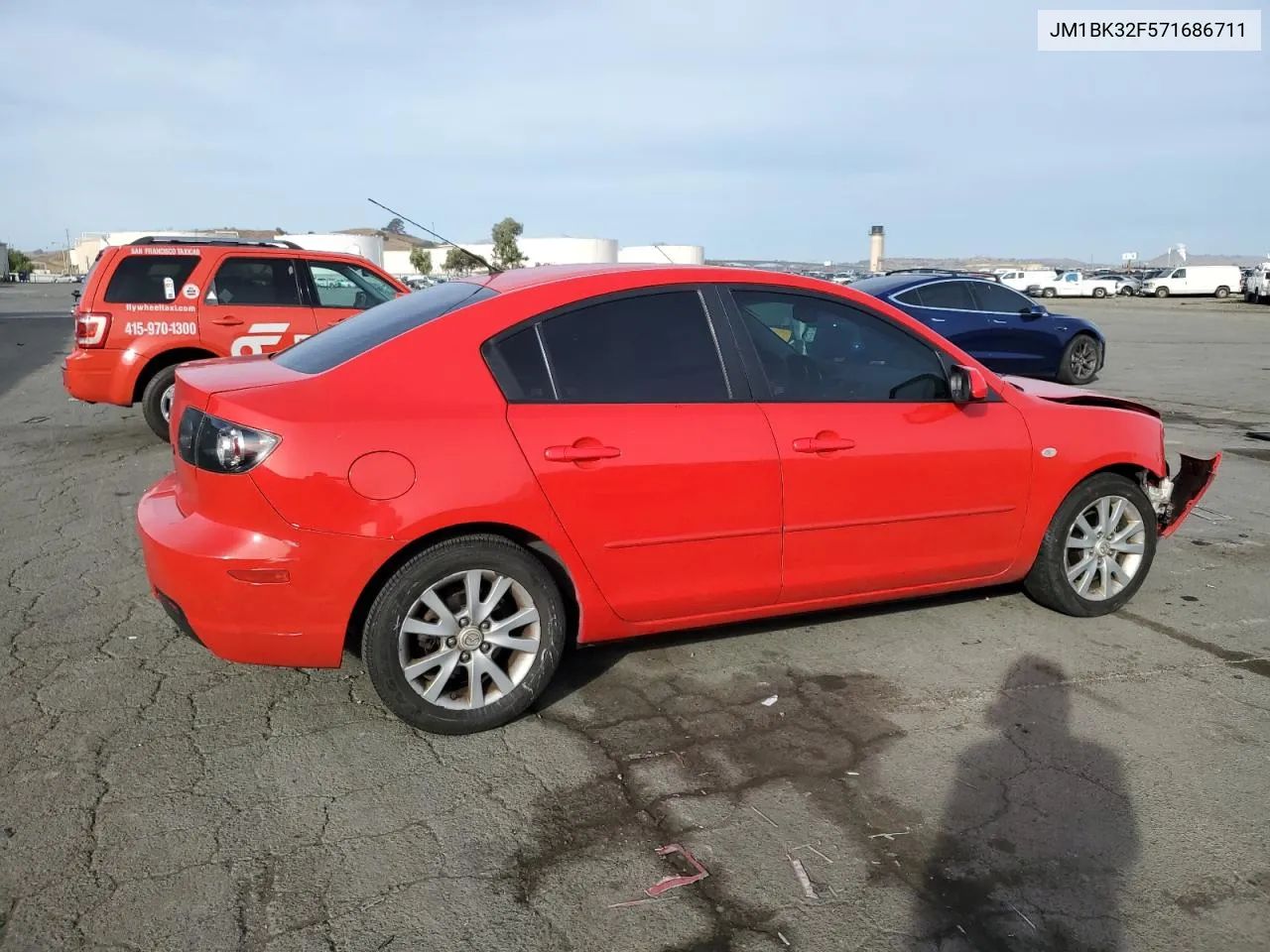 2007 Mazda 3 I VIN: JM1BK32F571686711 Lot: 79327134