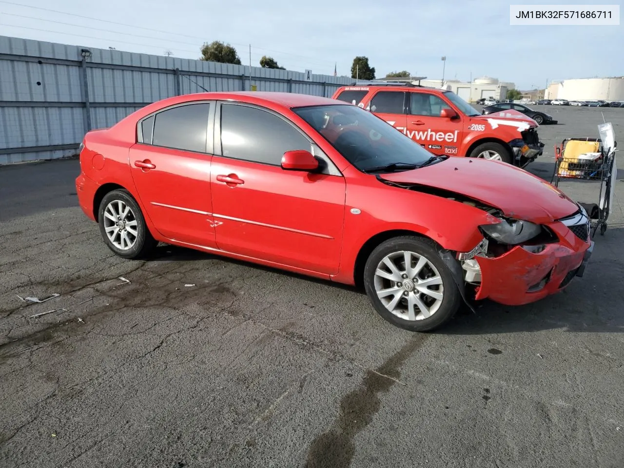 2007 Mazda 3 I VIN: JM1BK32F571686711 Lot: 79327134