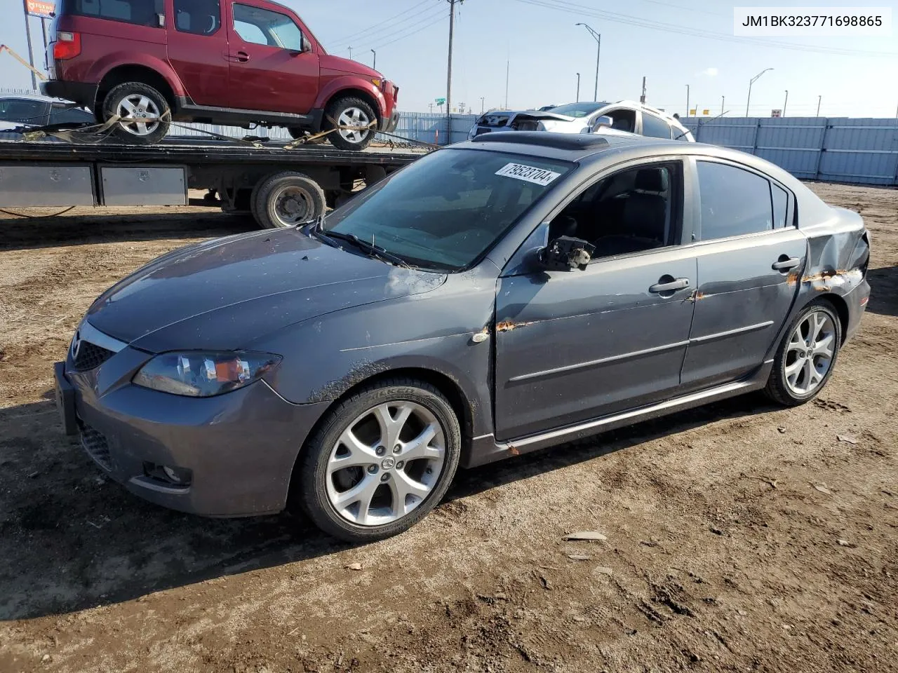 2007 Mazda 3 S VIN: JM1BK323771698865 Lot: 79523704