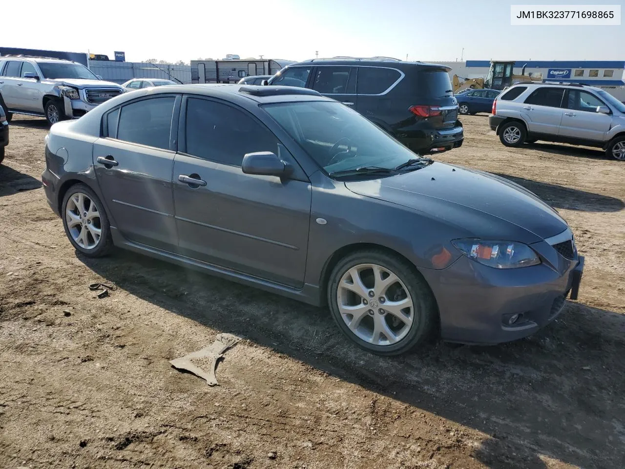 2007 Mazda 3 S VIN: JM1BK323771698865 Lot: 79523704