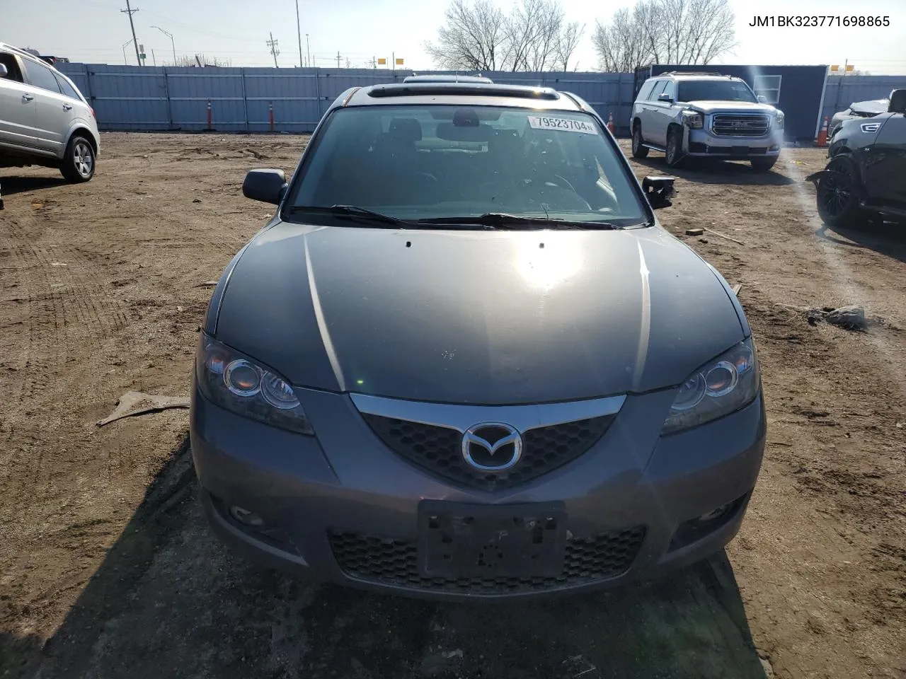 2007 Mazda 3 S VIN: JM1BK323771698865 Lot: 79523704