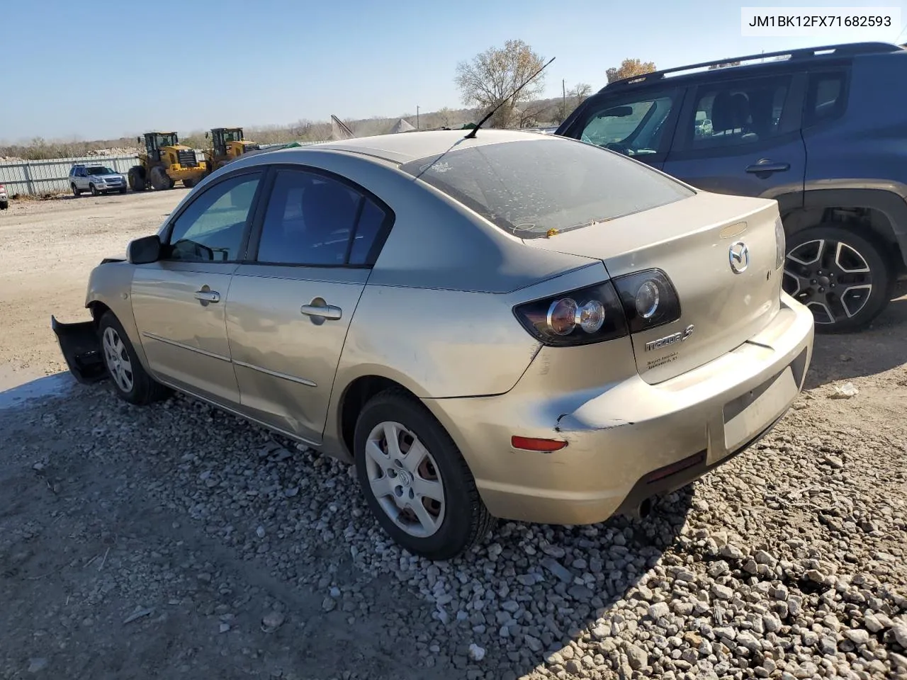 2007 Mazda 3 I VIN: JM1BK12FX71682593 Lot: 79547074