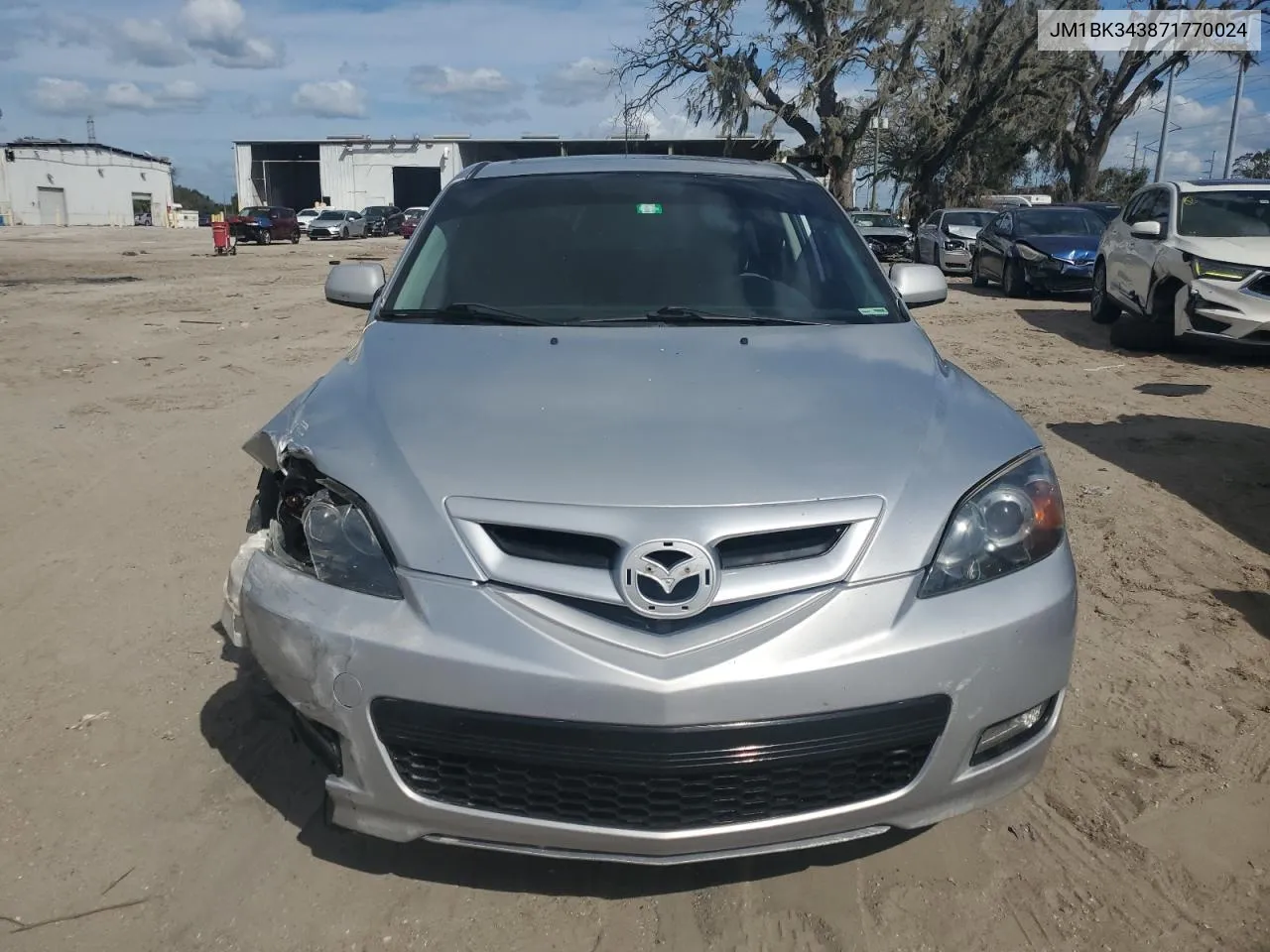 2007 Mazda 3 Hatchback VIN: JM1BK343871770024 Lot: 80049634