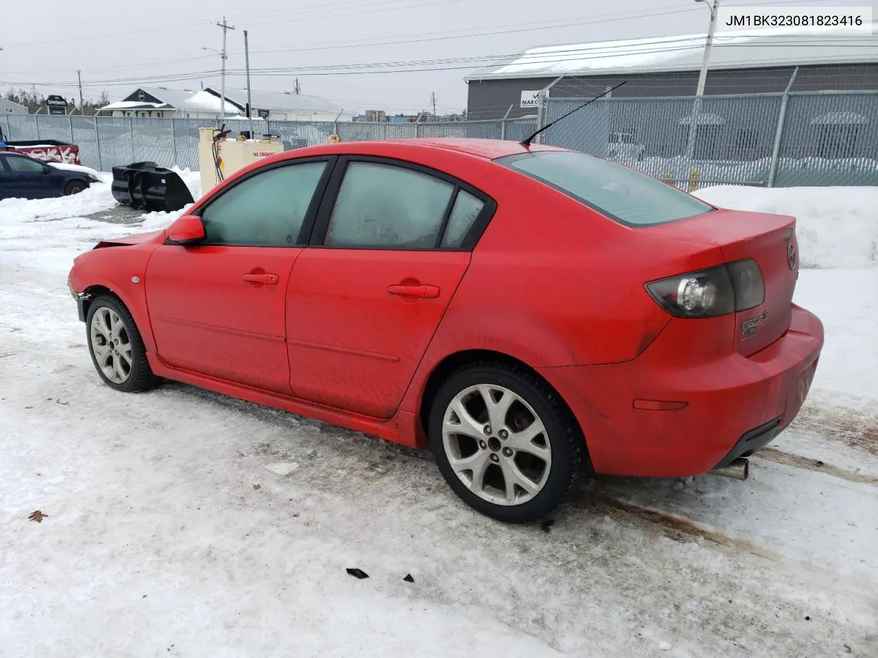 JM1BK323081823416 2008 Mazda 3 S