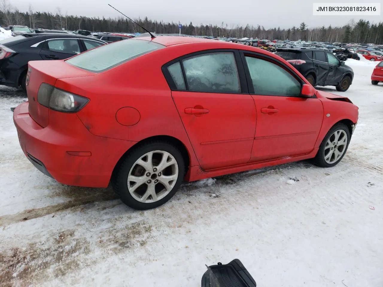 2008 Mazda 3 S VIN: JM1BK323081823416 Lot: 43194554