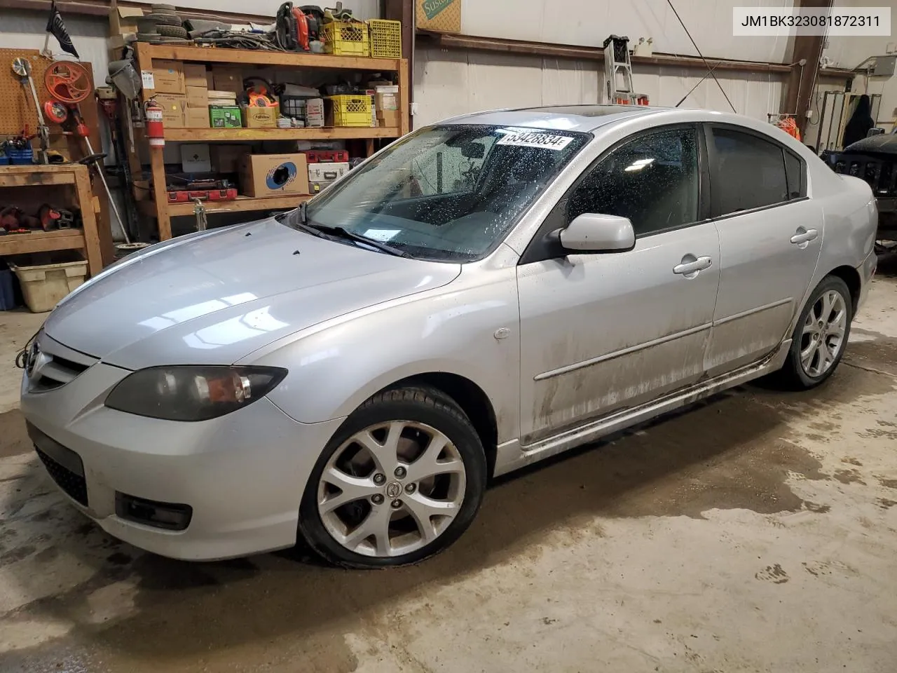 JM1BK323081872311 2008 Mazda 3 S