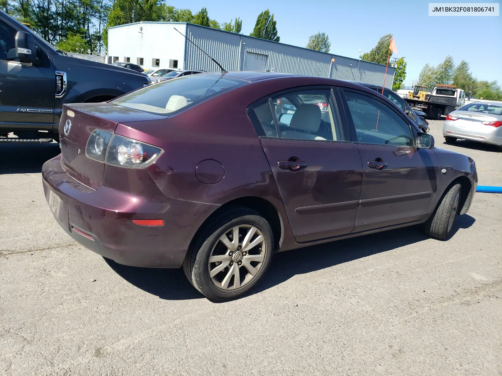 JM1BK32F081806741 2008 Mazda 3 I