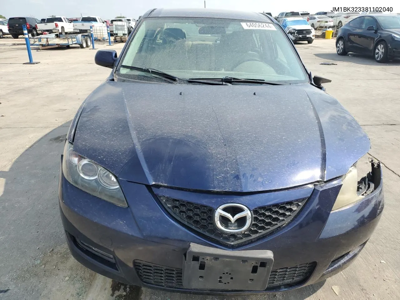 JM1BK323381102040 2008 Mazda 3 S