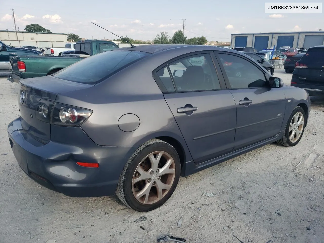 JM1BK323381869774 2008 Mazda 3 S