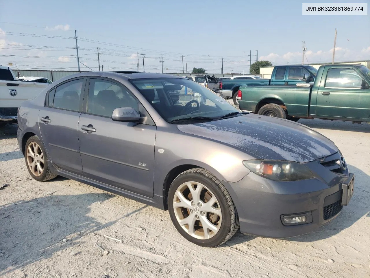 2008 Mazda 3 S VIN: JM1BK323381869774 Lot: 64480344