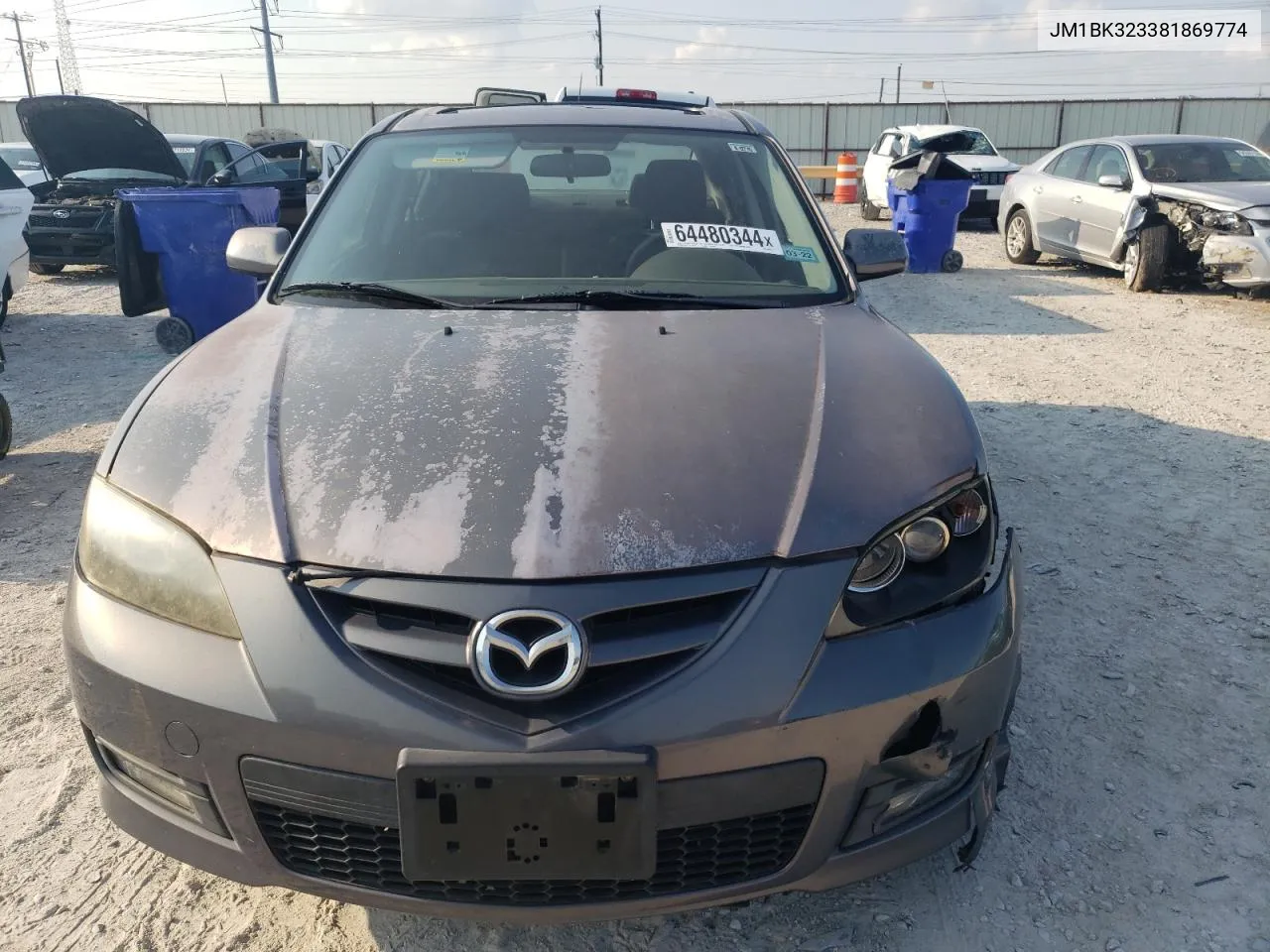 2008 Mazda 3 S VIN: JM1BK323381869774 Lot: 64480344