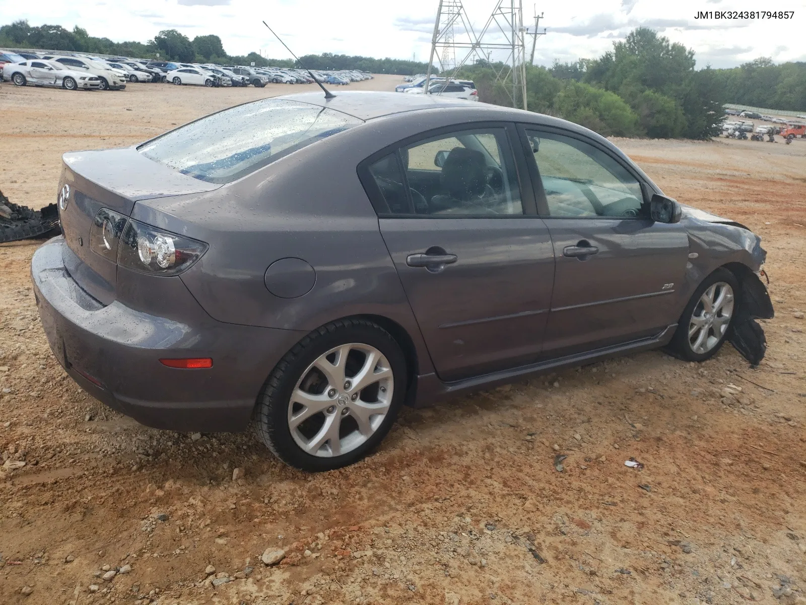 2008 Mazda 3 S VIN: JM1BK324381794857 Lot: 64481554