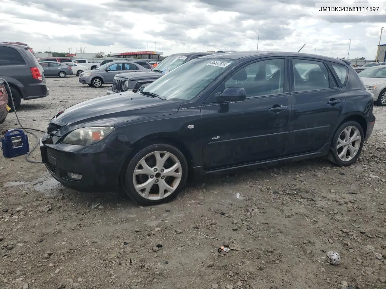 JM1BK343681114597 2008 Mazda 3 Hatchback