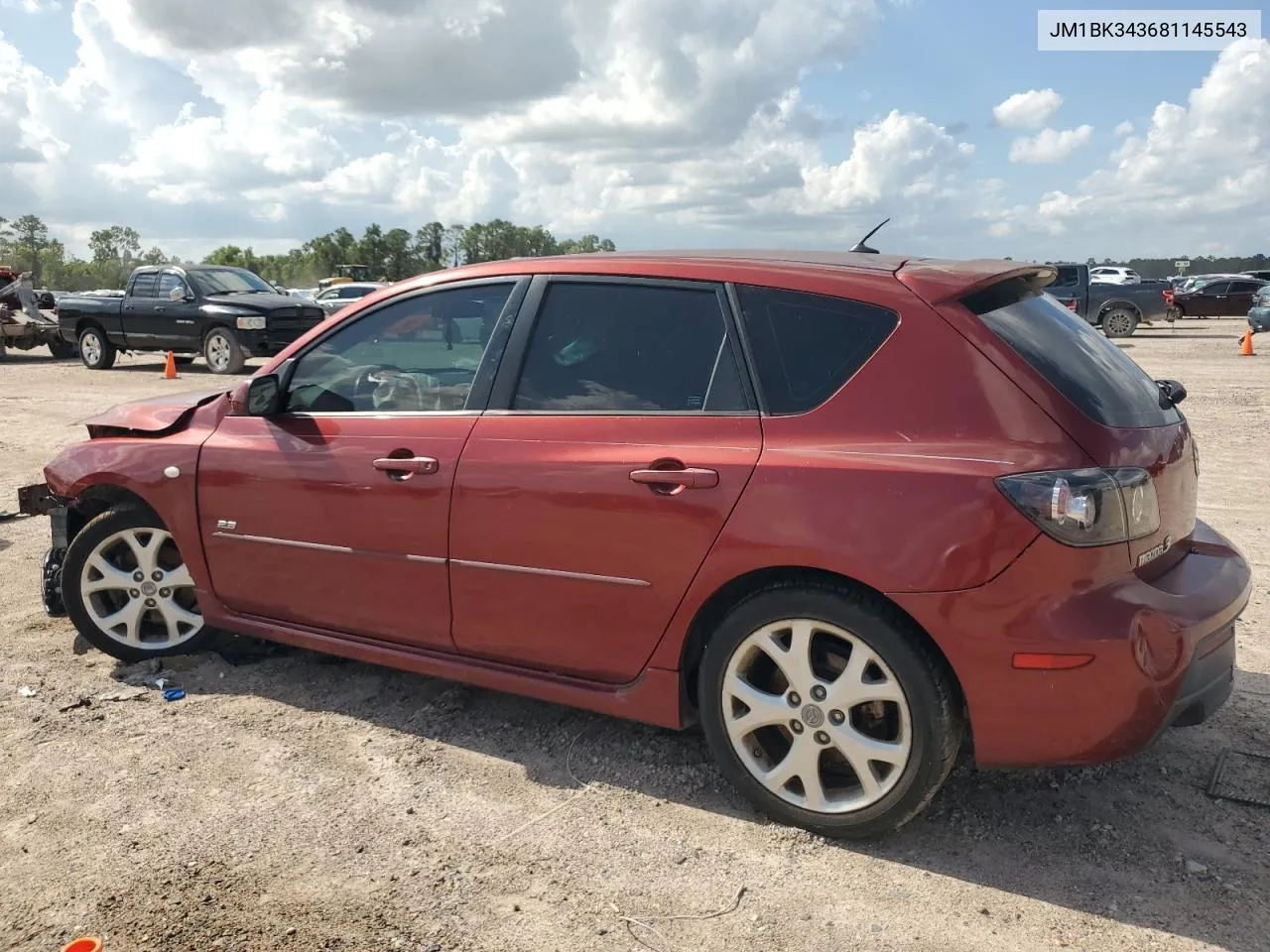 JM1BK343681145543 2008 Mazda 3 Hatchback