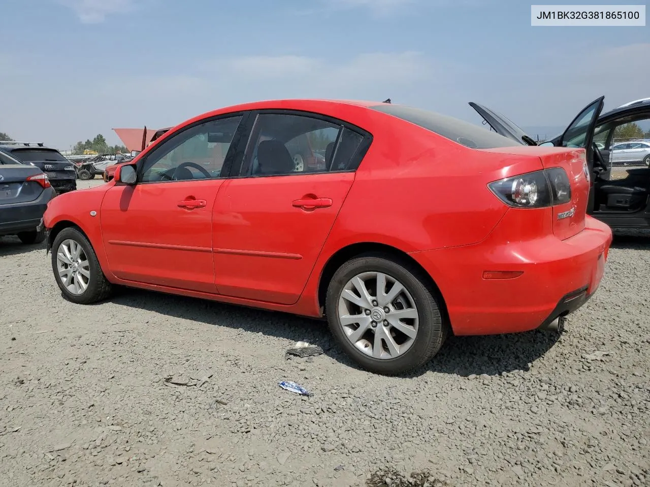 2008 Mazda 3 I VIN: JM1BK32G381865100 Lot: 66605584