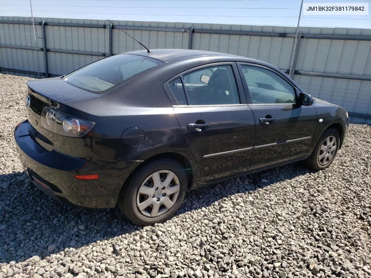 2008 Mazda 3 I VIN: JM1BK32F381179842 Lot: 66689004