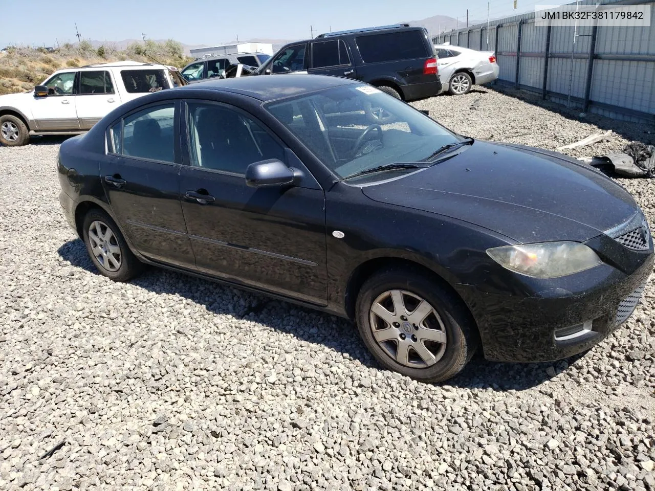 2008 Mazda 3 I VIN: JM1BK32F381179842 Lot: 66689004