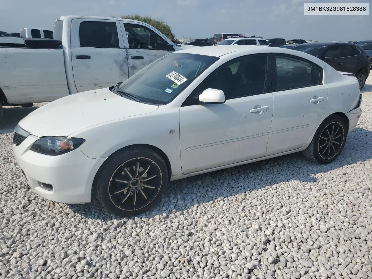 2008 Mazda 3 I VIN: JM1BK32G981828388 Lot: 66700644