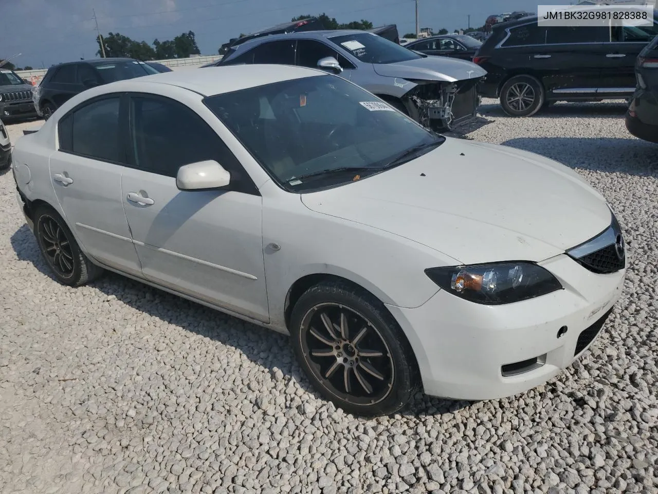 2008 Mazda 3 I VIN: JM1BK32G981828388 Lot: 66700644