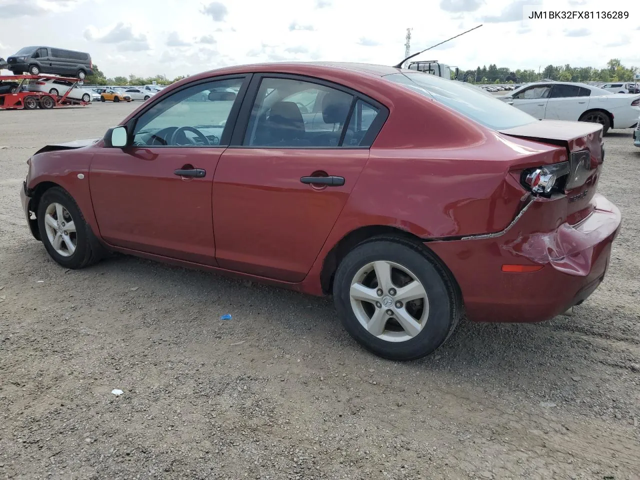 2008 Mazda 3 I VIN: JM1BK32FX81136289 Lot: 67118984