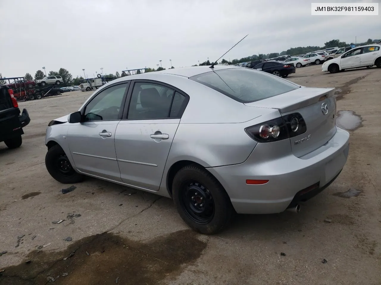 2008 Mazda 3 I VIN: JM1BK32F981159403 Lot: 67581514