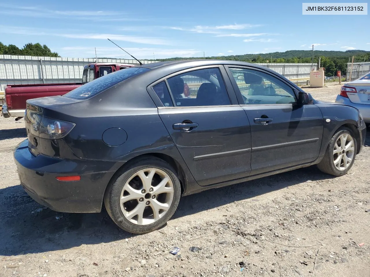 2008 Mazda 3 I VIN: JM1BK32F681123152 Lot: 67602594