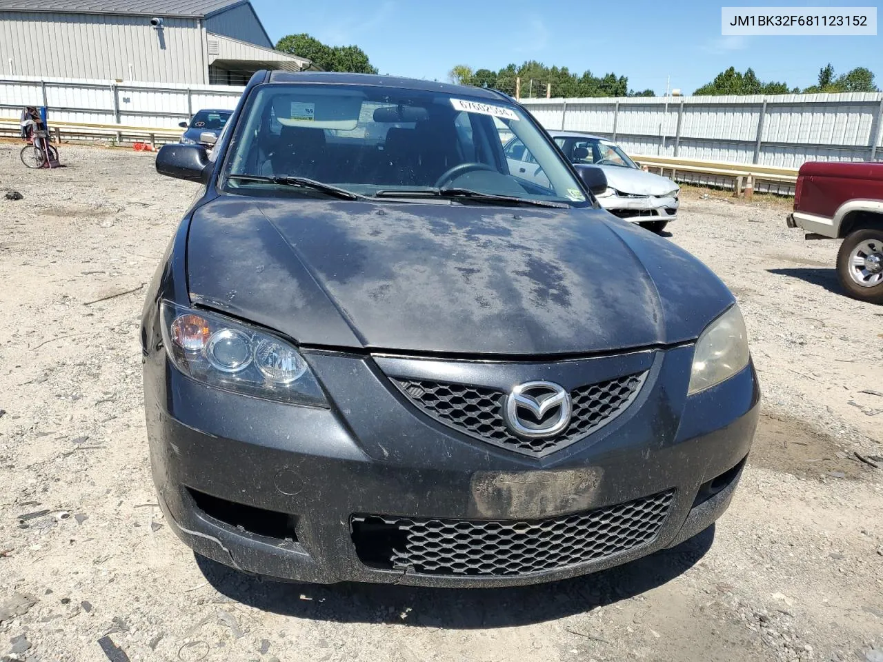 2008 Mazda 3 I VIN: JM1BK32F681123152 Lot: 67602594