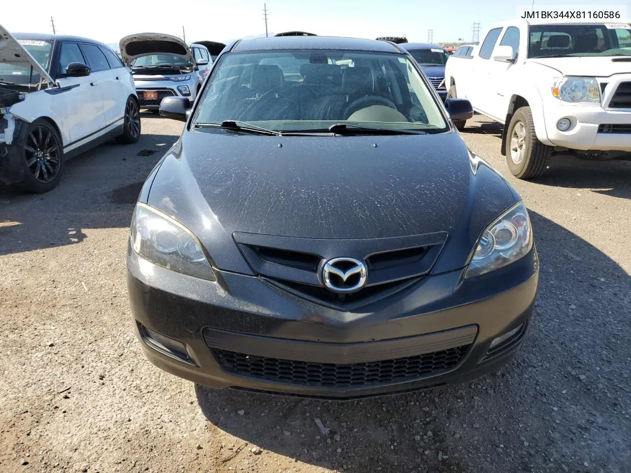 2008 Mazda 3 Hatchback VIN: JM1BK344X81160586 Lot: 67929434