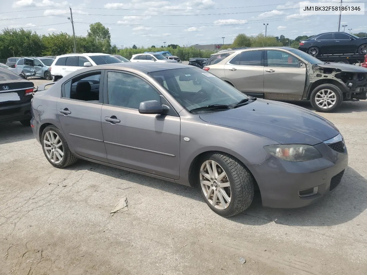 2008 Mazda 3 I VIN: JM1BK32F581861346 Lot: 68067354