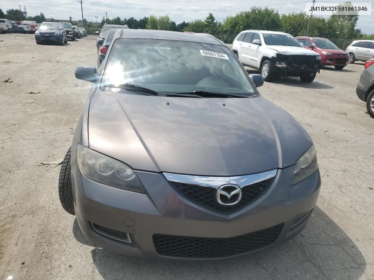 2008 Mazda 3 I VIN: JM1BK32F581861346 Lot: 68067354