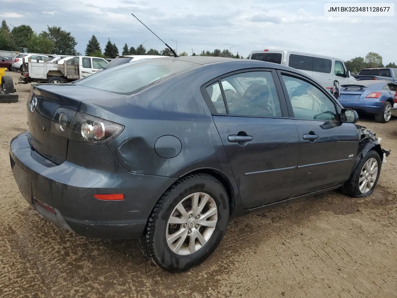 2008 Mazda 3 S VIN: JM1BK323481128677 Lot: 69243984