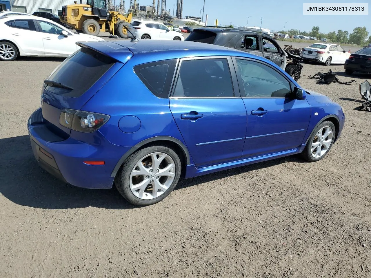 2008 Mazda 3 Hatchback VIN: JM1BK343081178313 Lot: 69390094