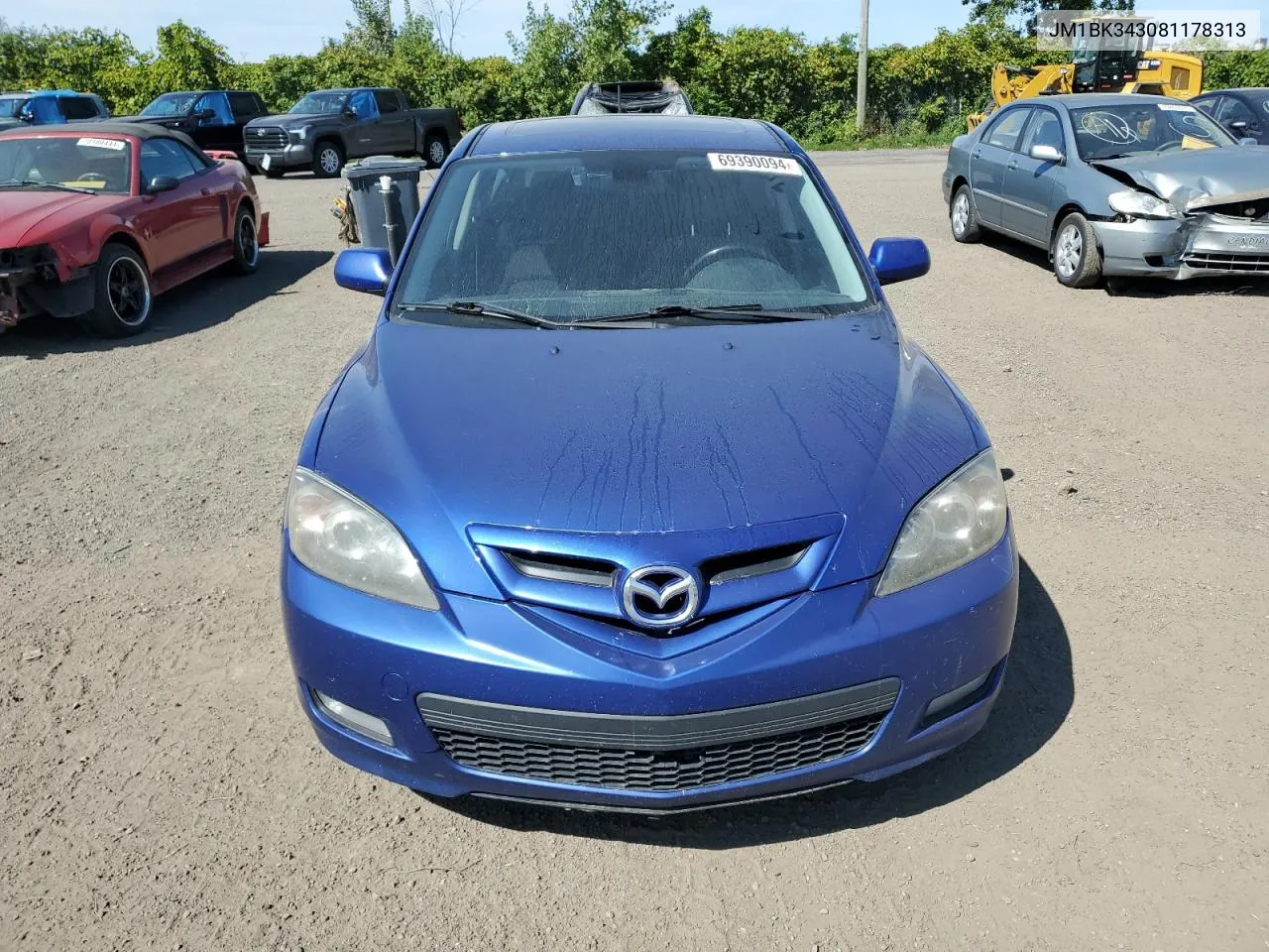 JM1BK343081178313 2008 Mazda 3 Hatchback