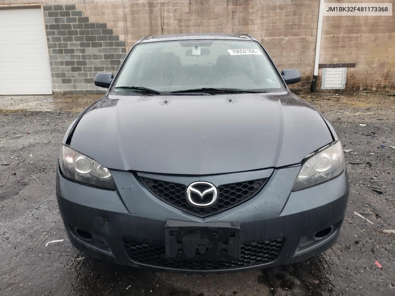 2008 Mazda 3 I VIN: JM1BK32F481173368 Lot: 70652104