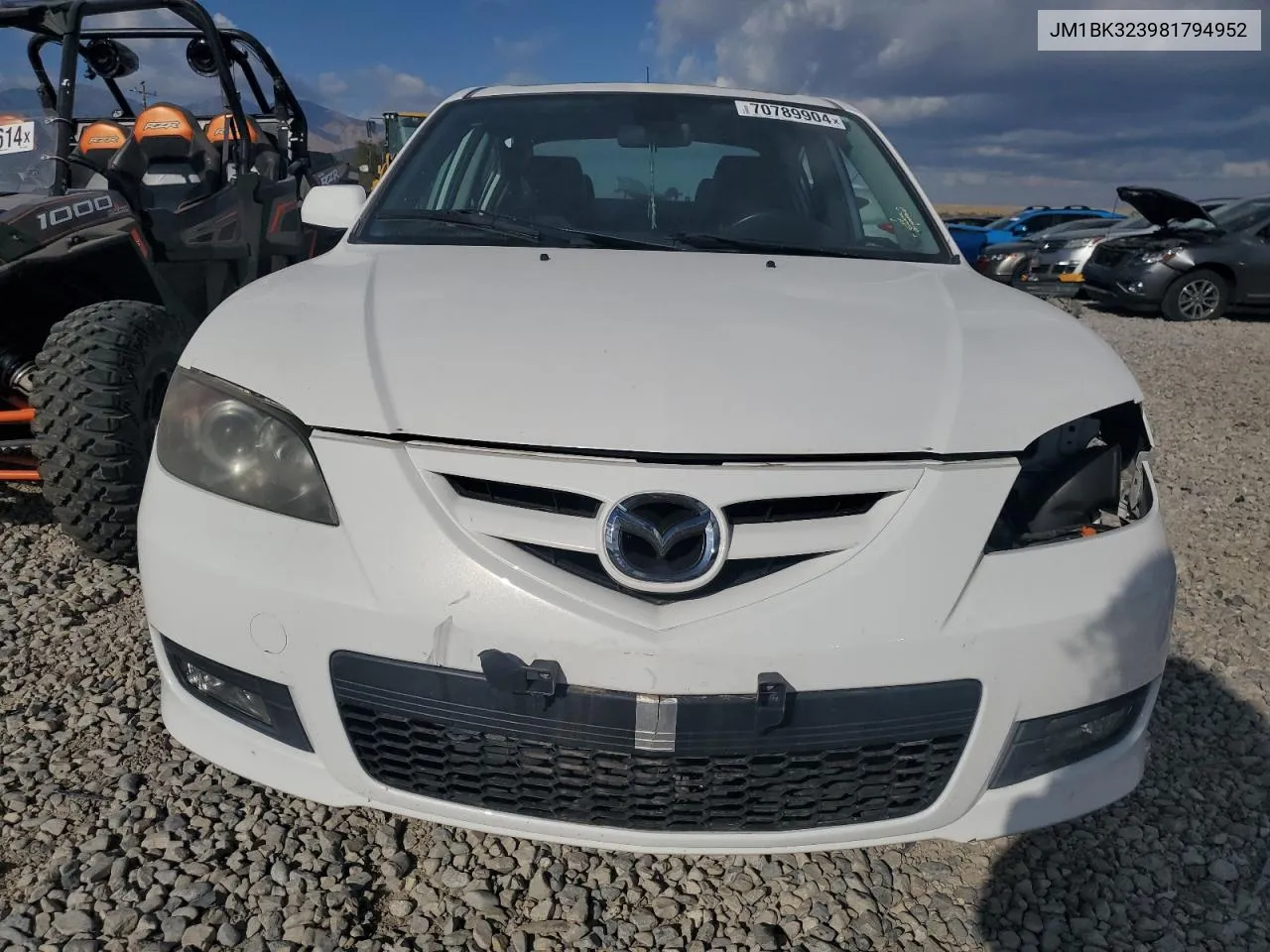 2008 Mazda 3 S VIN: JM1BK323981794952 Lot: 70789904