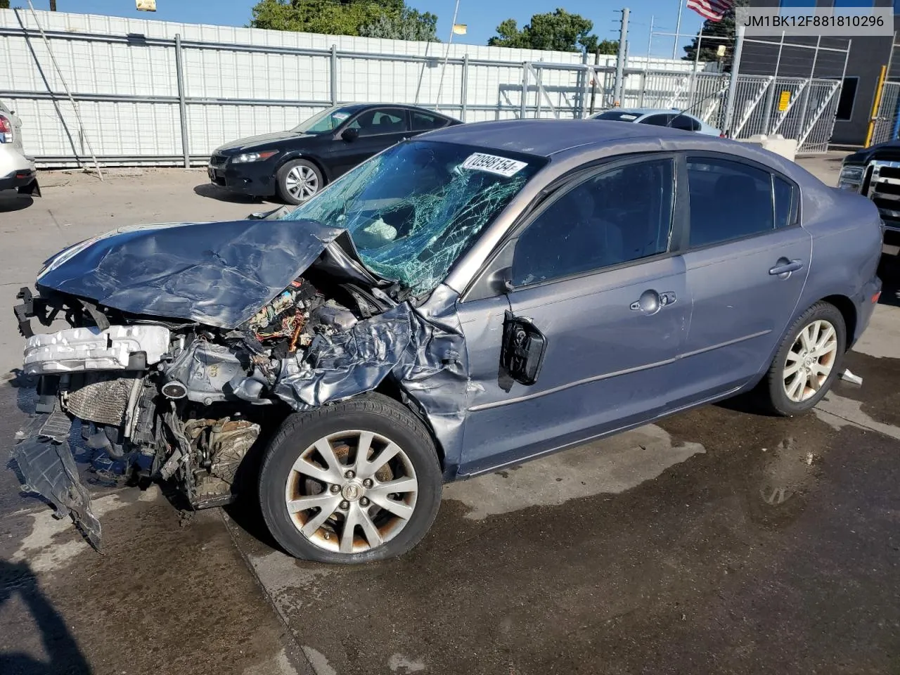 JM1BK12F881810296 2008 Mazda 3 I