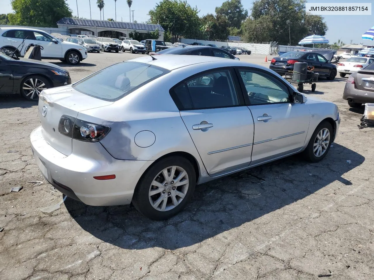 2008 Mazda 3 I VIN: JM1BK32G881857154 Lot: 71091154