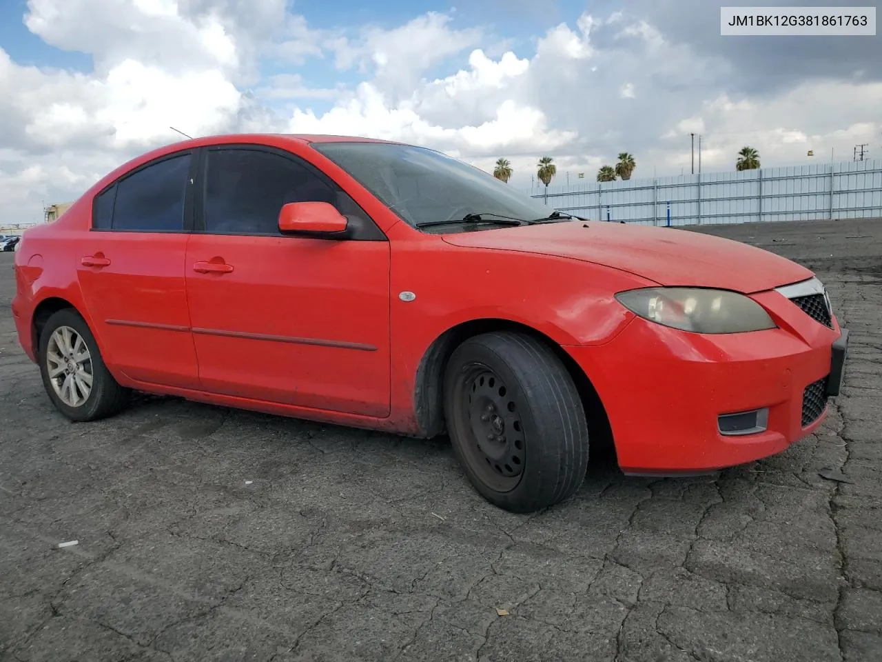 2008 Mazda 3 I VIN: JM1BK12G381861763 Lot: 71144224