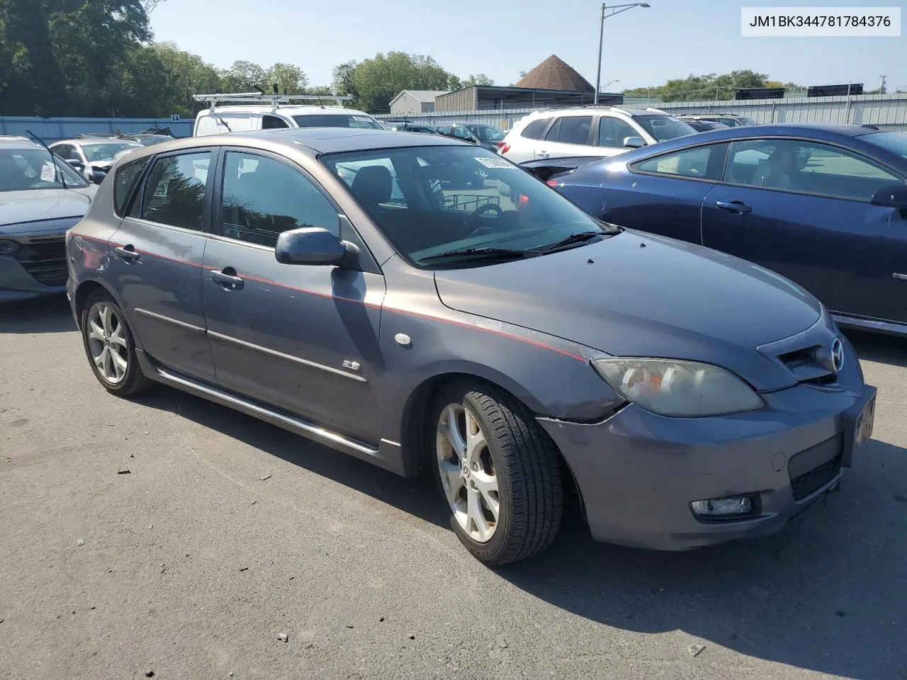 2008 Mazda 3 Hatchback VIN: JM1BK344781784376 Lot: 71362064