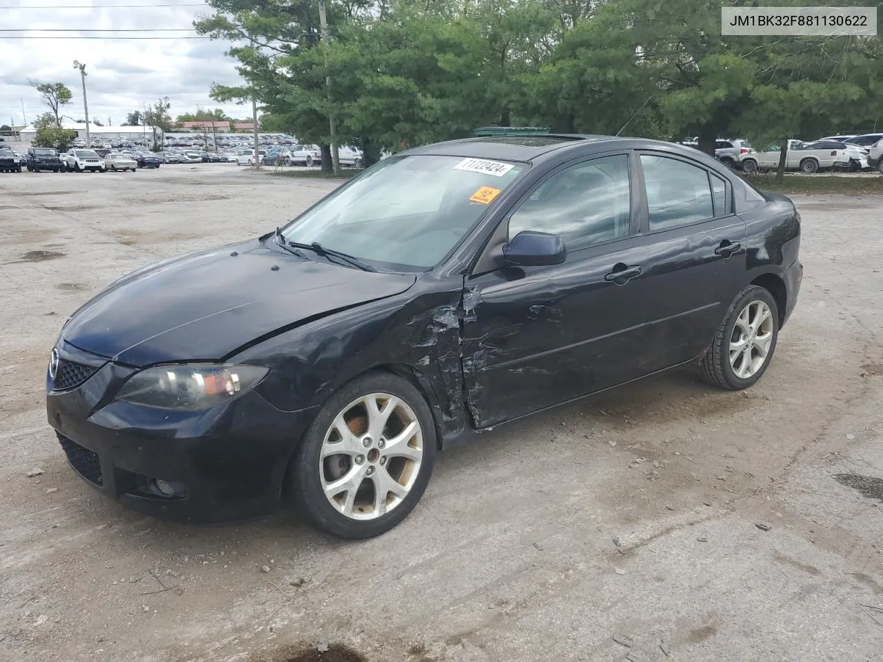 2008 Mazda 3 I VIN: JM1BK32F881130622 Lot: 71722424